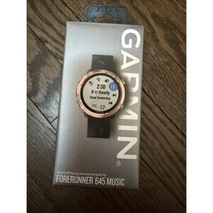 Garmin Forerunner 645 Music Sport Watch - Black